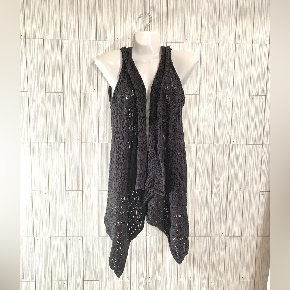 Open Front Crochet Cardigan